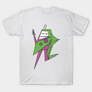 Zap the robot purple and green T-Shirt